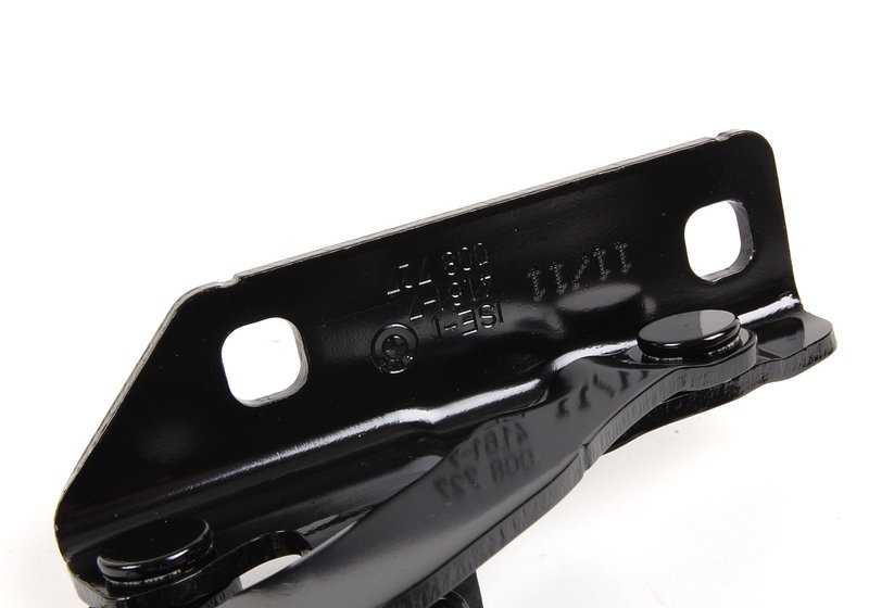 Dobradiça do capô dianteiro esquerdo para BMW E60, E61 (OEM 41617120275). BMW originais.