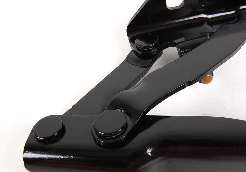 Dobradiça do capô dianteiro esquerdo para BMW E60, E61 (OEM 41617120275). BMW originais.