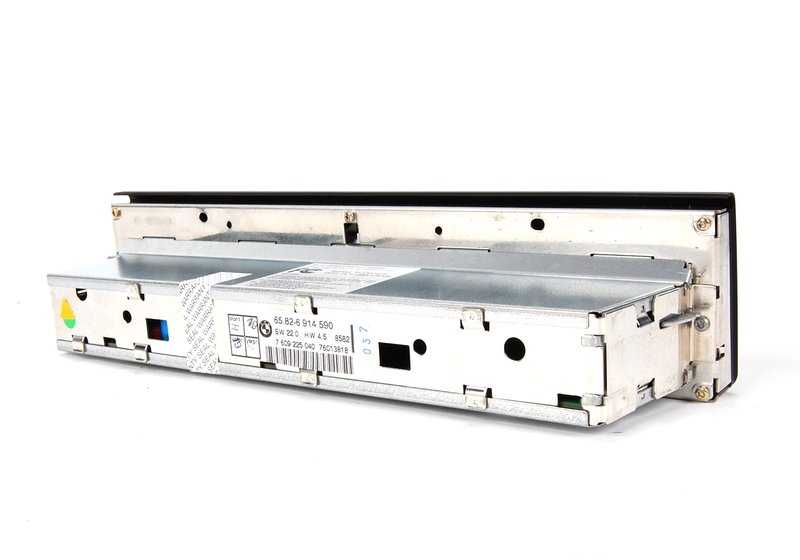 Pantalla de información múltiple OEM 65806914590 para BMW E39. Compatible con todos los modelos de la Serie 5 E39. Repuesto original BMW.