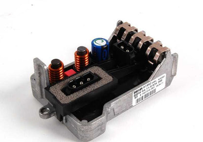 Regulador del ventilador OEM 64116934390 para BMW E65 y E66. Control del soplador de climatización. Original BMW.