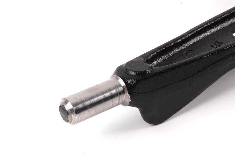 Brazo oscilante izquierdo de acero para BMW E30 (OEM 31121127725). Original BMW.
