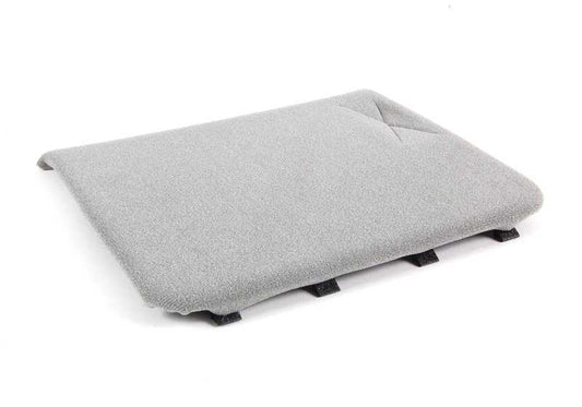 Tapa motor techo solar OEM 51448156368 para BMW E31. Color gris plata. Pieza interior original BMW.