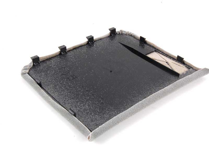 Tapa motor techo solar OEM 51448156368 para BMW E31. Color gris plata. Pieza interior original BMW.