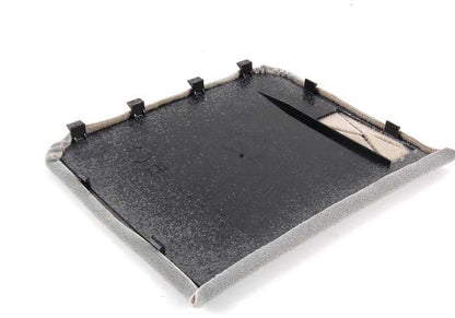 Tapa motor techo solar OEM 51448156368 para BMW E31. Color gris plata. Pieza interior original BMW.