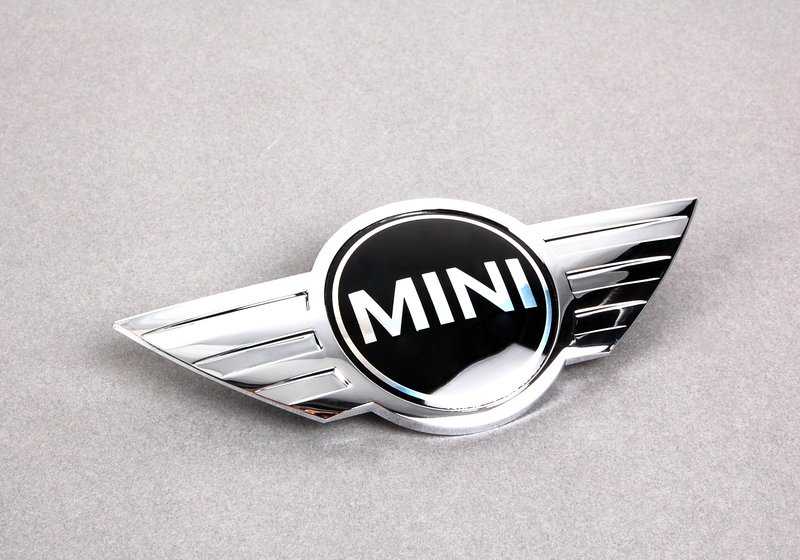 Emblema delantero OEM 51147026184 para MINI R50, R52, R53 (2000-2008). Original MINI.