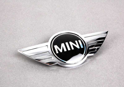 Emblema delantero OEM 51147026184 para MINI R50, R52, R53 (2000-2008). Original MINI.