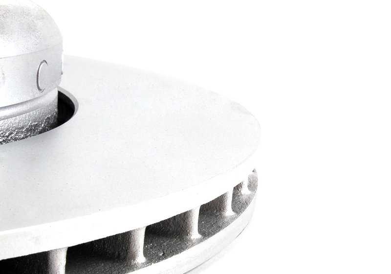 Disco de freno ventilado OEM 34216763827 para BMW E60, E61, E63, E64. Original BMW.