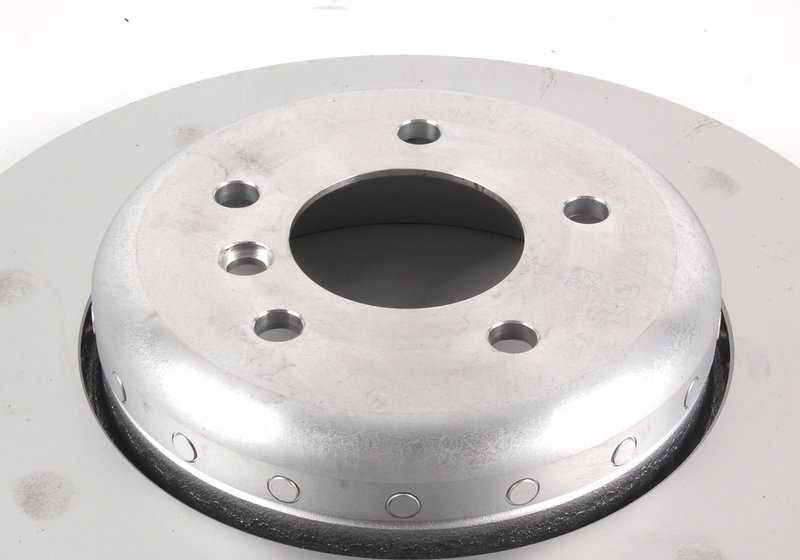 Disco de freno ventilado OEM 34216763827 para BMW E60, E61, E63, E64. Original BMW.