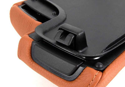 Reposabrazos central delantero OEM 51169134494 en color marrón para BMW E90, E91, E92, E93. Compatible con versiones normales y facelift. Original BMW.