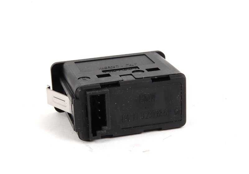 Conector AUX-IN OEM 84109237655 para BMW {E81, E82, E87, E88, E90, E91, E92, E93, E60, E61, F07, F10, F11, E63, E64, F06, F12, F13, E65, E66, F01, F02, F04, E84, E83, F25, F26, E70, E71, E72, E85, E86, E89} y MINI {R52, R55, R56, R57}. Original BMW y