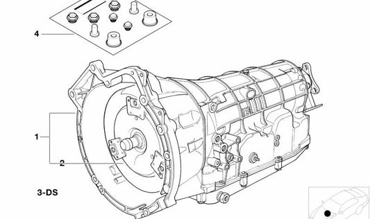 Juego de juntas OEM 24271421013 para BMW E36, E34, E39, E32, E38 con cambio automático A5S 310Z. Compatible con modelos 320i. Original BMW.