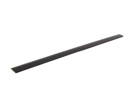 Moldura lateral puerta delantera derecha negra OEM 51131969202 para BMW Serie 7 E32. Pieza original BMW, reemplazo perfecto para moldura dañada o desgastada.