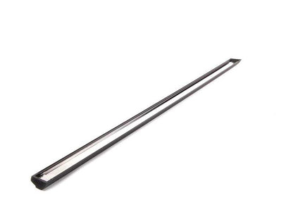 Moldura lateral puerta delantera derecha negra OEM 51131969202 para BMW Serie 7 E32. Pieza original BMW, reemplazo perfecto para moldura dañada o desgastada.