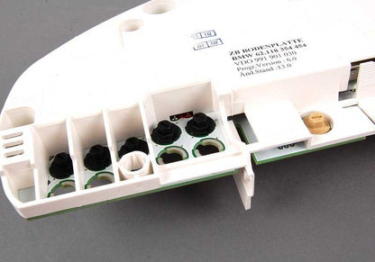 Printed circuit board with cover for BMW 8 Series E31 (OEM 62118354454). Original BMW.