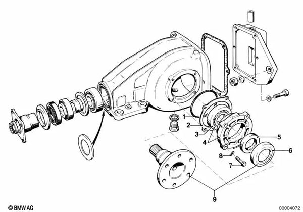 Distanciador para BMW Serie 3 E21 (OEM 33133604218). Original BMW.