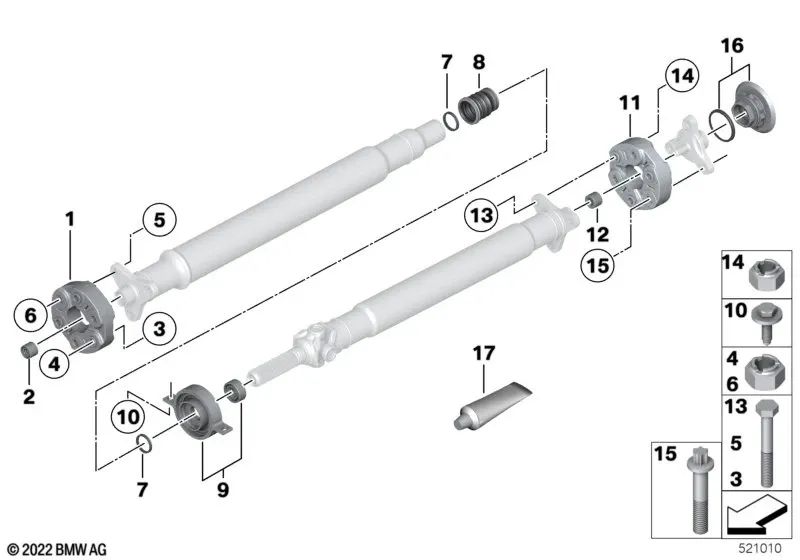 Disco da placa para BMW G42, G20, G21, G28, G22, G23, G26 (OEM 26118845528). BMW original.