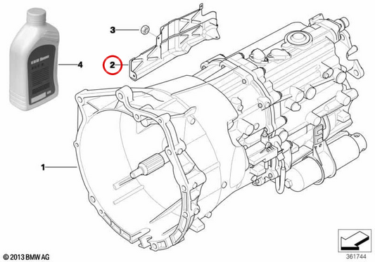 Escudo térmico OEM 23017507157 para BMW E46, E60, E61, E63, E64, E85. BMW genuíno.