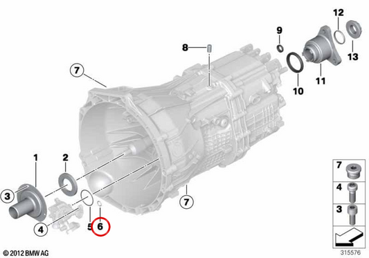 O-Ring OEM 23108609382 für BMW E82, E88, F20, F21, F22, F23, F87, G87, E90, E91, E92, E93, F30, F31, F34, F80, G20, G21, G80, F32, F33, F36, F82, F83, G82, F10, F11, G30, G31, E84, F25, G01, F26, G29. Original BMW.