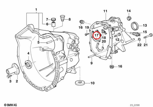 Placa de retención OEM 23111228321 para BMW E87, E36, E46, E34, E39, Z3, E85. Original BMW.