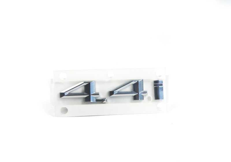 Emblema adhesivo lateral izquierdo OEM 51147008542 para BMW E53. Original BMW.