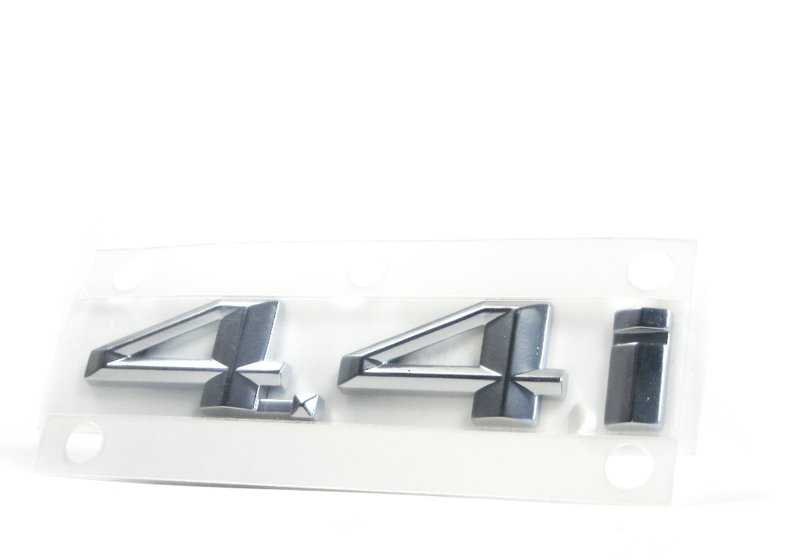 Emblema adhesivo lateral izquierdo OEM 51147008542 para BMW E53. Original BMW.