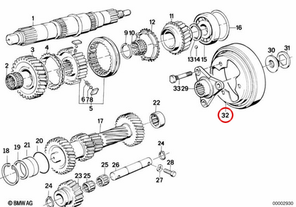 Vibrazioni OEM AMPPLERO 23131220589 per BMW E28, E34, E24, E23, E32. BMW originale.