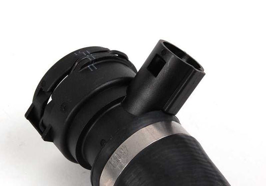 Manguera de retorno OEM 17127521778 para BMW E60, E61, E63, E64, E65, E66. Parte del sistema de refrigeración. Original BMW.