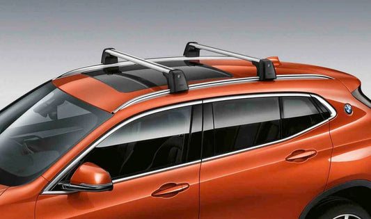 Original OEM roof bars 82712444243 for BMW F39 (X2). Suitable for models with integrated rails.