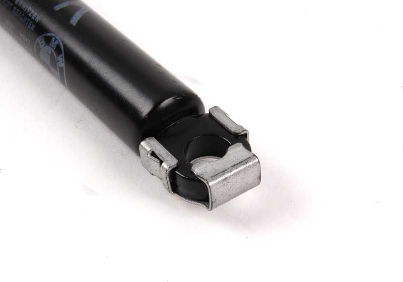 Amortiguador hidráulico (muelle de gas) OEM 51231908465 para BMW E32. Ideal para mantener abierta la tapa delantera sin esfuerzo. Original BMW.