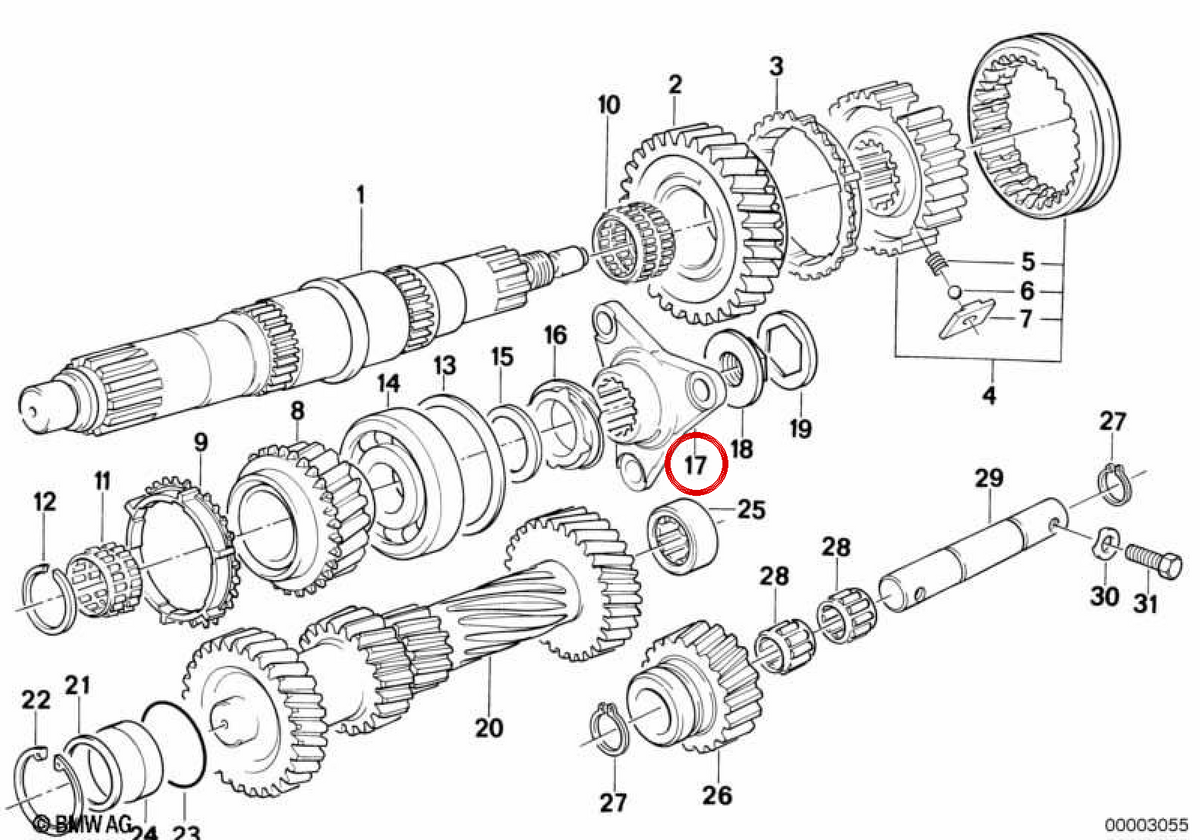 Flangia di partenza OEM 23211224091 per BMW E21, E30, E28, E34. BMW originale.