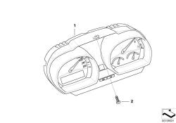 Combinação de instrumentos não deslocados para BMW E85 (OEM 62109168172). BMW original