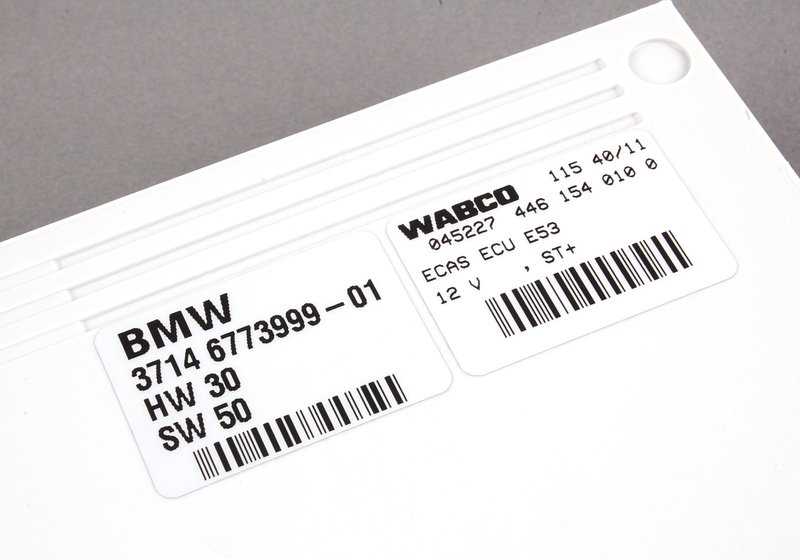 Módulo de control del sistema de suministro de aire OEM 37146773999 para BMW E53. Original BMW.