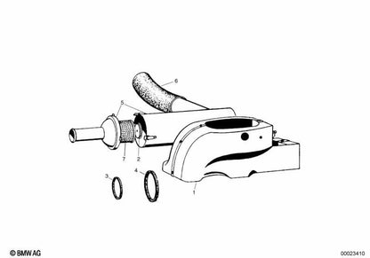 Filtre d'air OEM 13721250389 pour BMW E23, E24, E28, E30, E31, E32, E34. BMW d'origine.
