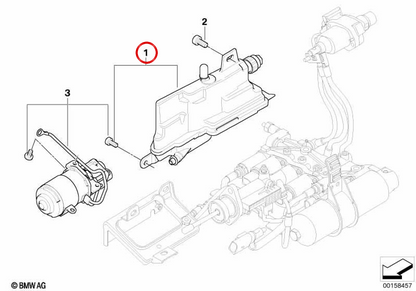 Repair kit for balanced deposit OEM 23427571295 for BMW E46, E60, E61, E63, E64, E85. Original BMW.
