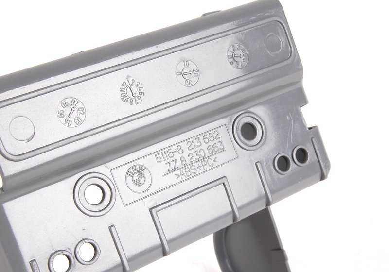 Consola superior gris OEM 51168248529 para BMW Serie 3 E46 (316Ci, 316i). Original BMW.