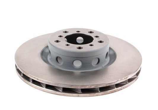 Disco de freno ventilado delantero derecho OEM 34112229528 para BMW E60, E61, E63, E64, E65, E66, E67, E70, E71, E72, E82, E83, E84, E85, E86, E87, E88, E89. Original BMW.