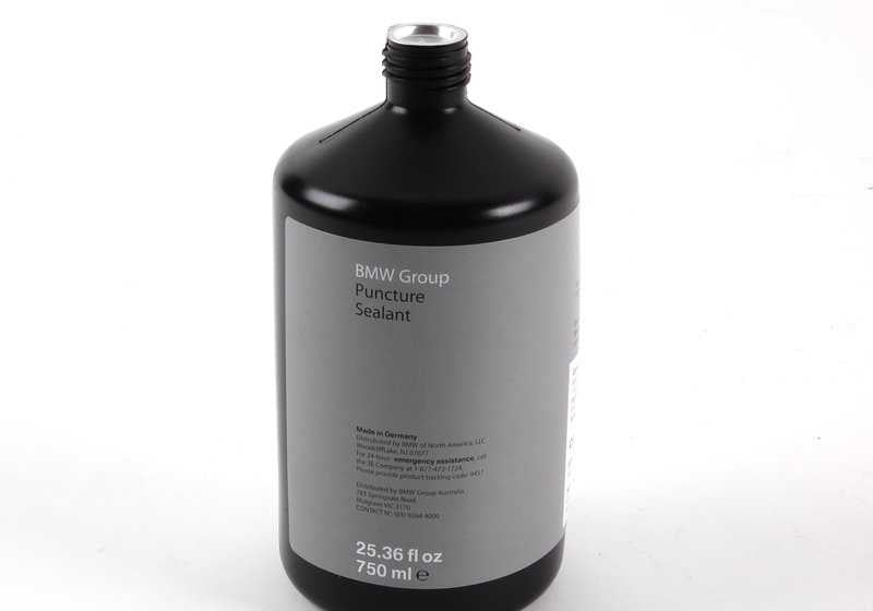 Tire Sealant Bottle for BMW E82, E88, 3 Series E30, E36, E46, F30, 5 Series E34, E39, F07, F10, 6 Series F12, F13, 7 Series F01, F02, 8 Series E31, X1 E84, X3 F25, X5 E53, E70, X6 E71, Z4 E89, Z8 E52, MINI R50, R52, R53, R55, R56, R57, R58, R59,