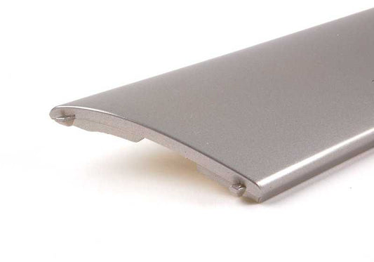 Decorative molding right front door OEM 51457047162 for BMW E46. Titan II finish. Original BMW.