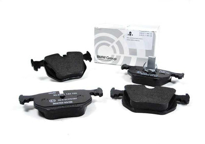 Juego de pastillas de freno sin amianto OEM 34216761240 para BMW E46 (Modelos compatibles: 316i, 318i, 320i, 323i, 325i, 328i, 330i y más). Original BMW.