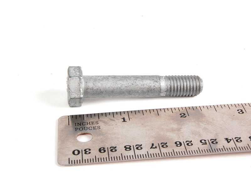 Tornillo hexagonal M10x55 OEM 26117551225 para BMW E81, E82, E87, E88, E90, E91, E92, E93, F10, F11, E84, F25, E53. Original BMW.