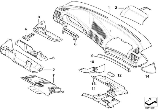 Manico del freno manuale 51458150465 per BMW E38 (725TDS, 728i, 730d, 730i). Compatibile con modelli con cambiamento manuale e automatico. BMW originale.