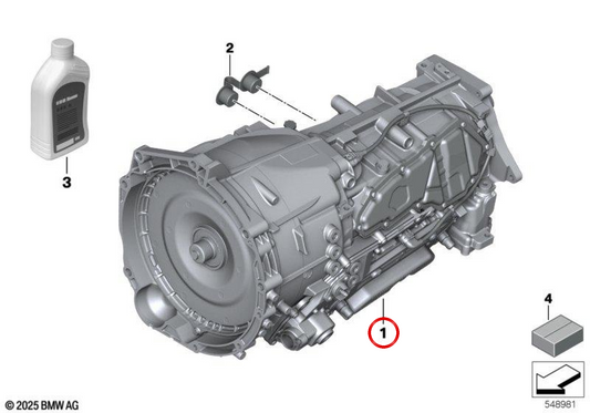Boîte à vitesses automatique OEM 24005A9B450 pour BMW 7 G70 740D XDRIVE (21EJB57X et 22EJB57X). BMW d'origine.