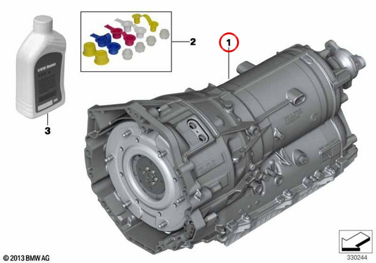 Öl für automatische Getriebe OEM 24008608218 für BMW F30, F10. Original BMW.