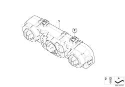 Mando de climatizador automático OEM 64119129442 para BMW Z4 E85 (01/2002 - 11/2005). Original BMW.