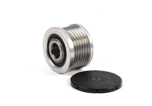 Polea del alternador OEM 12317552352 para BMW E46, E60, E81, E82, E84, E85, E87, E88, E90, E91, E92, E93. Original BMW.