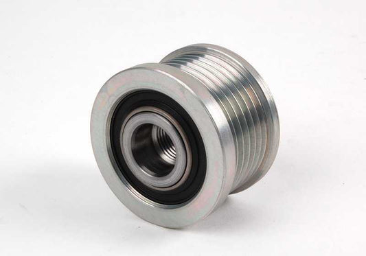 Polea del alternador OEM 12317552352 para BMW E46, E60, E81, E82, E84, E85, E87, E88, E90, E91, E92, E93. Original BMW.