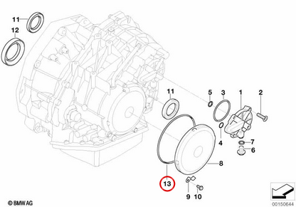 O-ring OEM 24117542999 per MINI R50, R52, R53. MINI originale.
