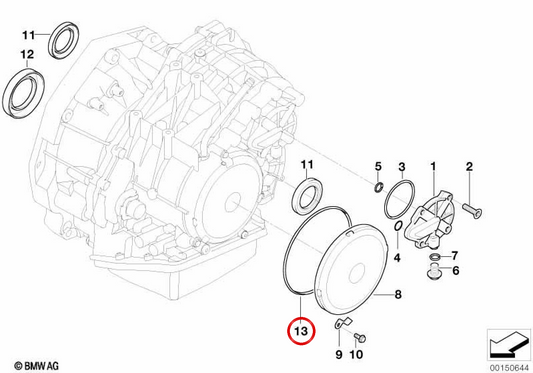 OEM O-Ring 24117542999 für MINI R50, R52, R53. Originaler MINI.
