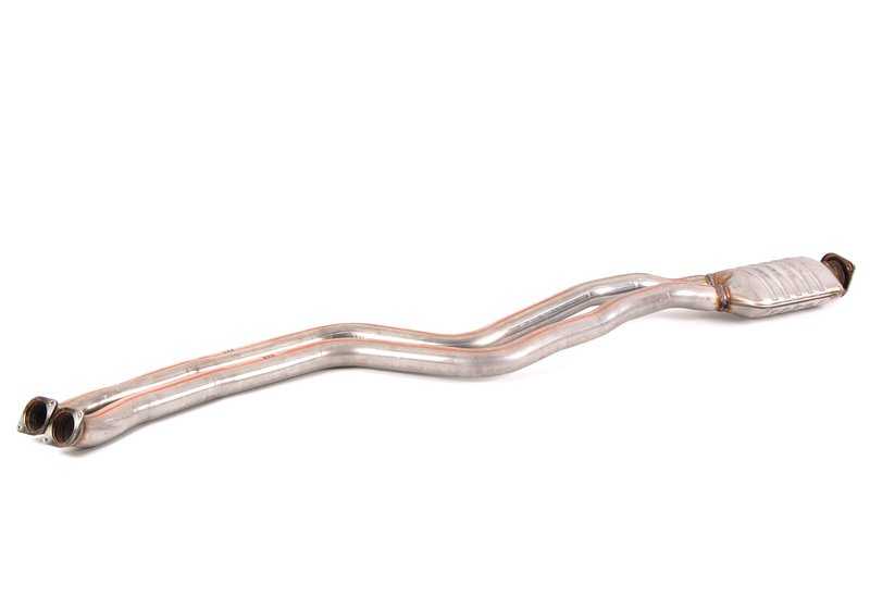 Silencioso central (Mittelschalldämpfer) OEM 18307599743 para BMW E82, E88. Original BMW.