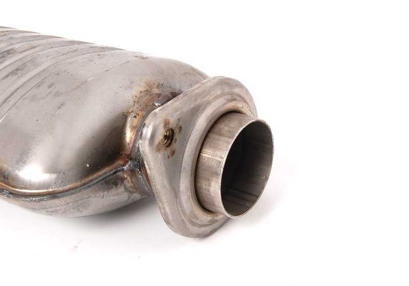 Silencioso central (Mittelschalldämpfer) OEM 18307599743 para BMW E82, E88. Original BMW.